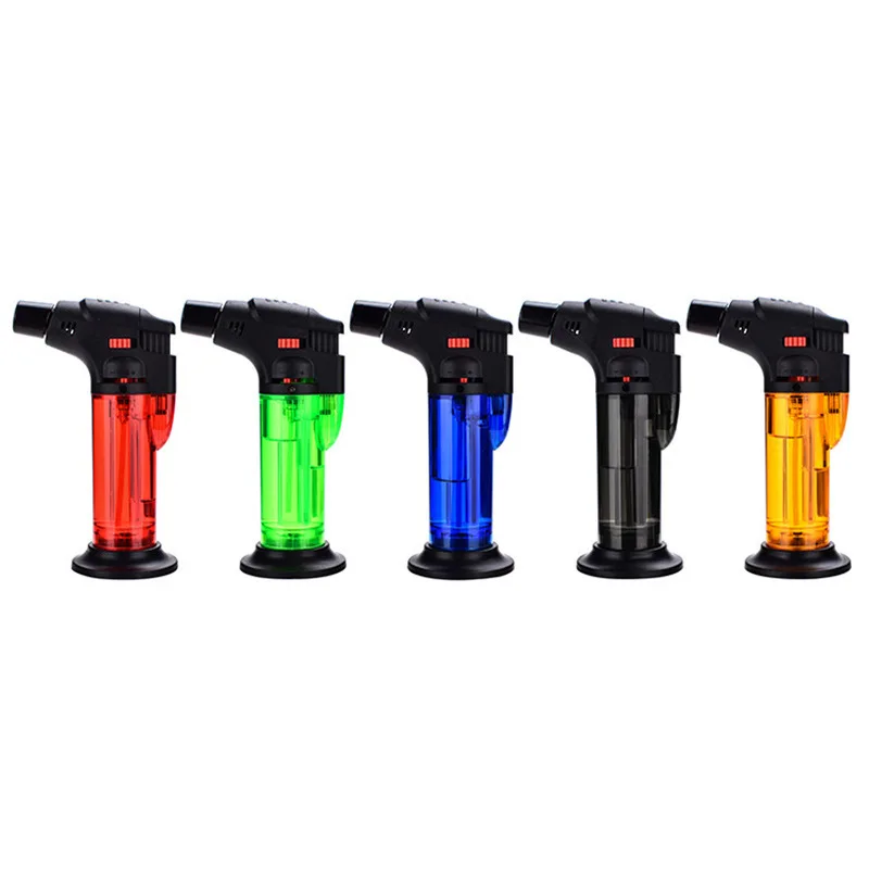 

Wholesale small handheld refillable Jet Flame blow torch lighter custom logo with no gas, Mixed