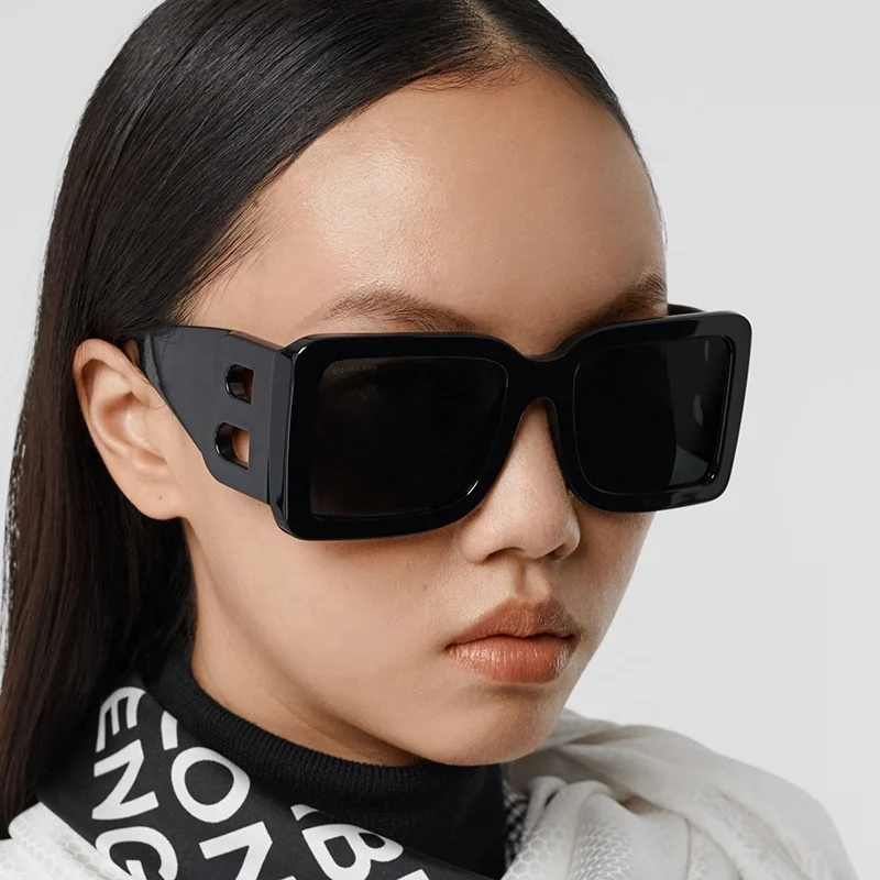 

fashion wholesale mens shades B logo oversized square sunglasses newest 2021 women logo b sunglasses