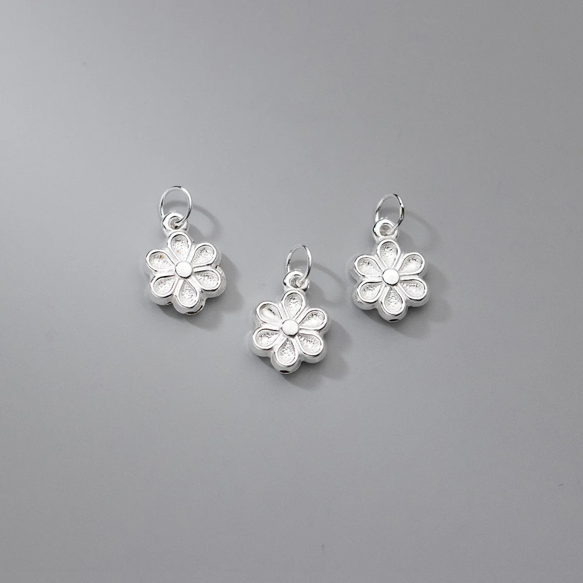 Fashion 925 Sterling Silver Pendant Gold Plated Charms for Jewelry Necklace Making