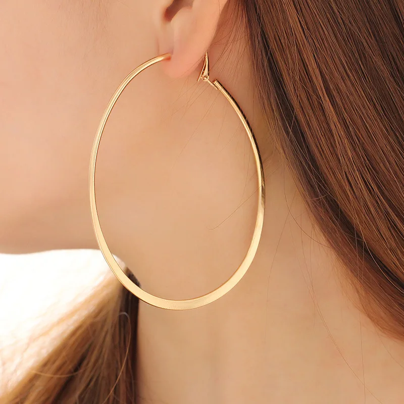 

Hot-selling Cross-border Fashion Geometry Big Hoop Accessories Earrings For Women 2020