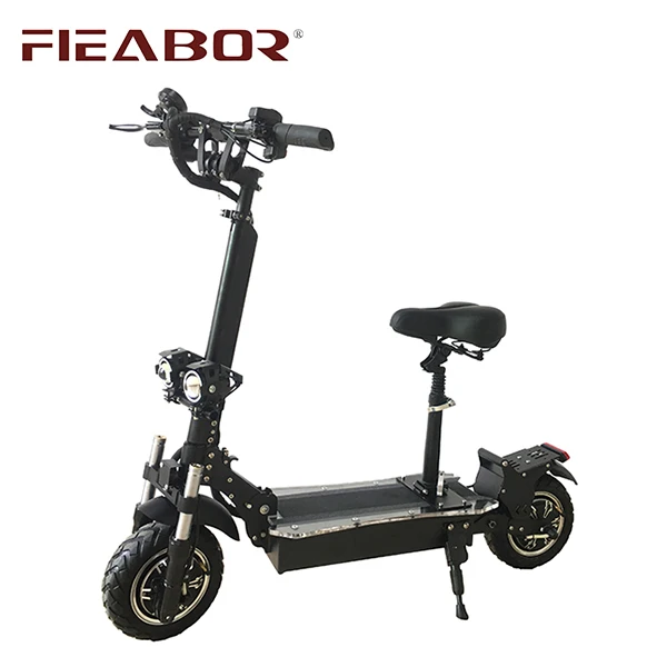 

2020 Hot Sale 52v 2400w 26ah Full Suspension Portable Fast Speed Off Road Electric Scooter