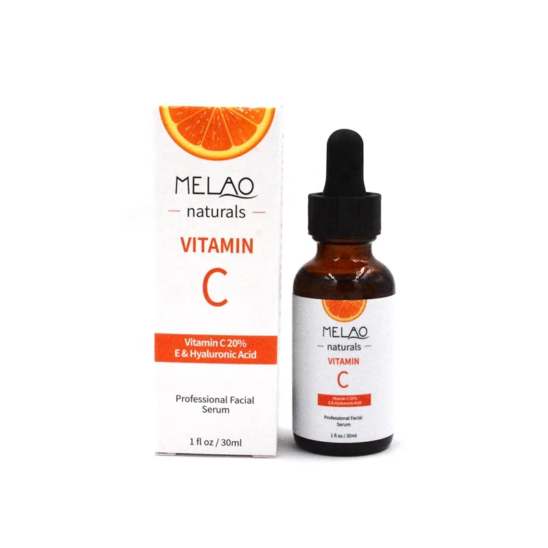 

MELAO OEM/Private Label 100% Organic Pure Skin Care Vitamin C Serum For Whitening Lightening Face