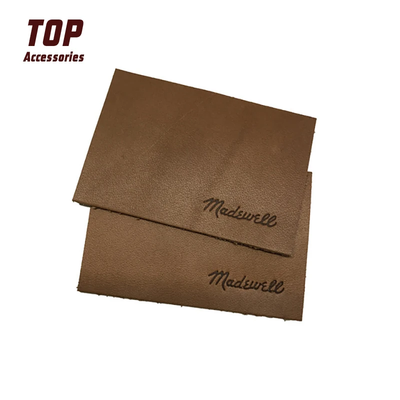 

Factory Price Custom Pu Leather Tags and Labels for Clothing
