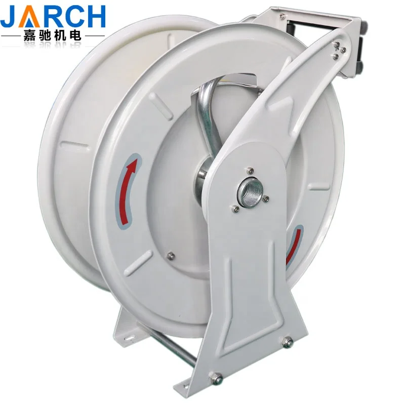 

Gas Station Spring Auto Rewind Fuel Hose Reel Dispenser with automatic Fire hose reel