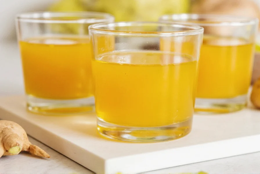 Fresh ginger and turmeric roots prepared for making wellness shots