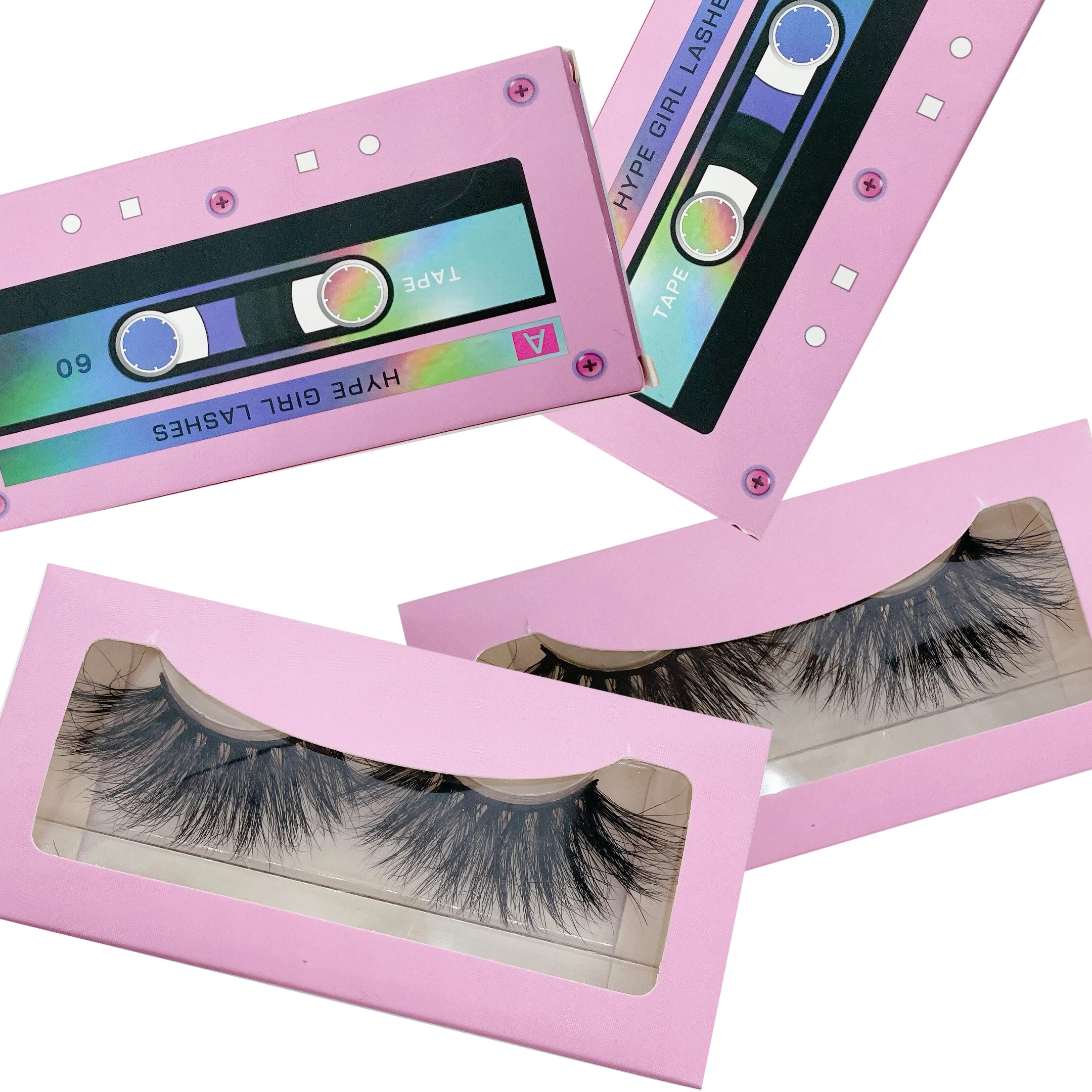 

2021 new arrivals 3d false eyelashes full fluffy, Black color