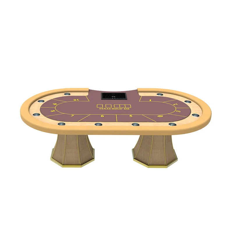 

YH Casino Supplies China Latest Design 102 inch Luxury Texas Hold'em Poker Tables