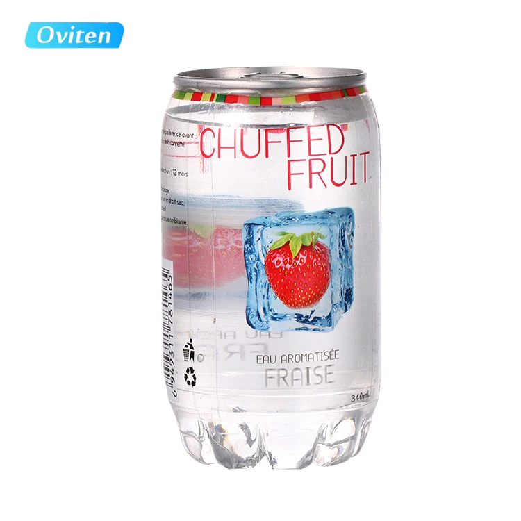 
Sweety carbonated soft drink 350ml PET transparent canned Sparkling soda water 