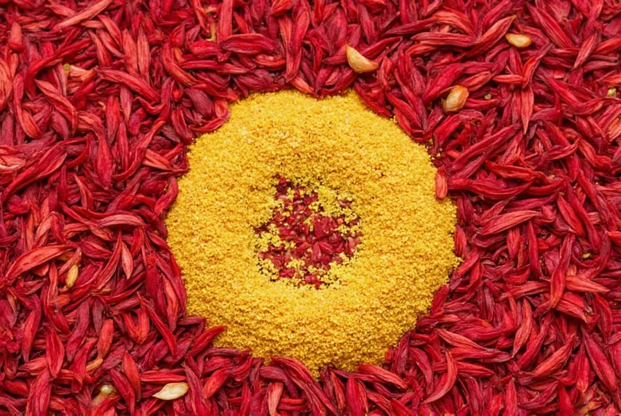 Saffron stored in small glass jars