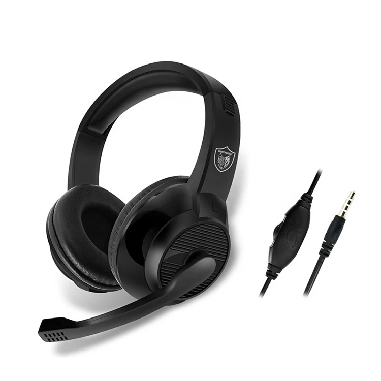 

Noise Cancelling USB PC GM-01 stereo led wireless gaming headset game earphones with microphone,gamer headphones, Black