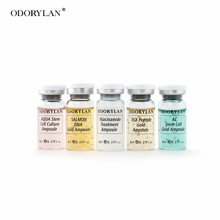 

High Quality Professional bb cream EGF meso serum Stem Cell Ampoule Anti Aging facial Serum, Transparent,gold,blue,pink