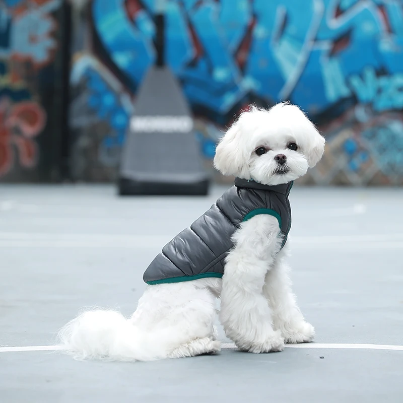 High Quality Pet Clothes Dog Puffer Coat For Winter Fashion Thicker