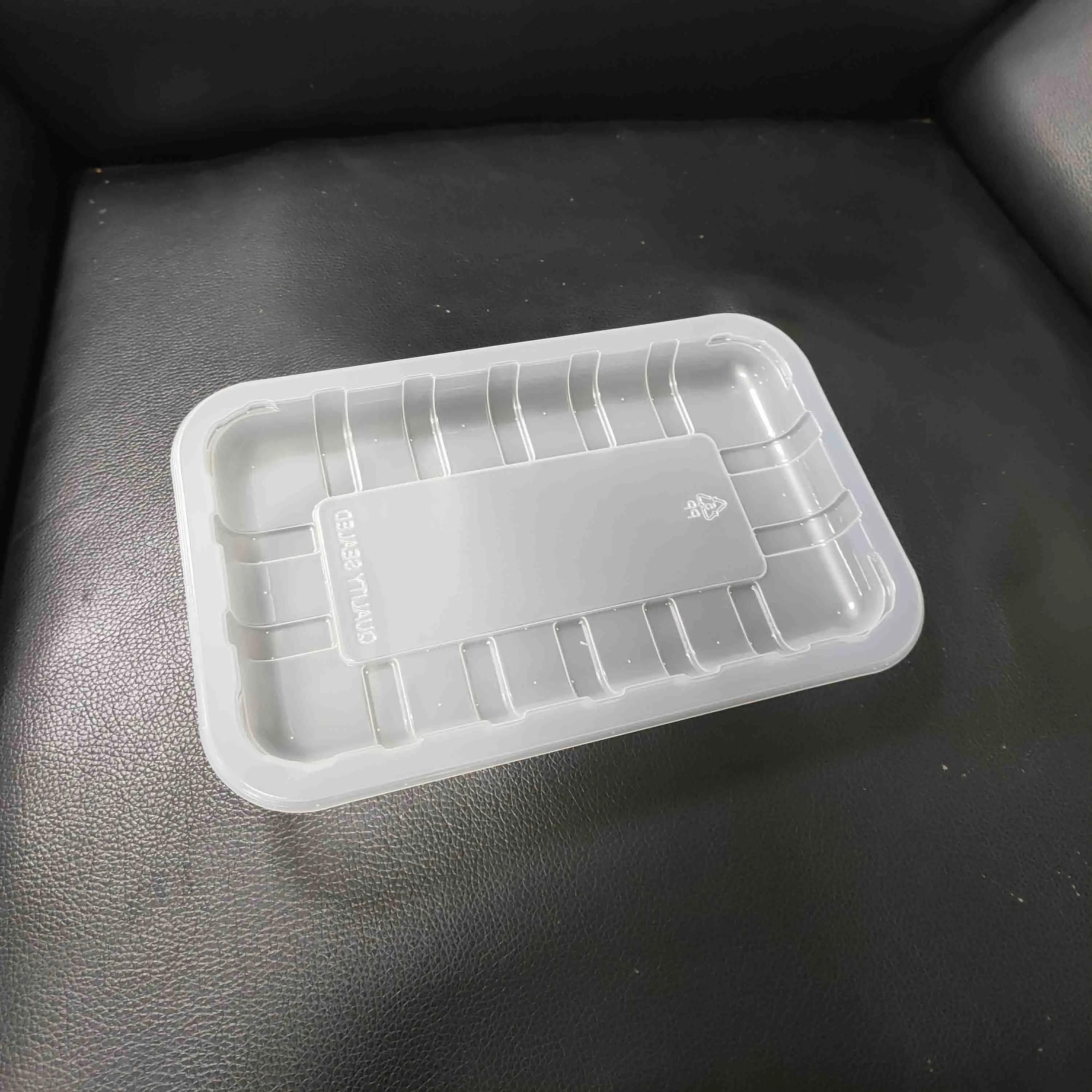 工厂定制pla可生物降解可降解盒吸塑冷冻食品包装塑料容器肉类包装