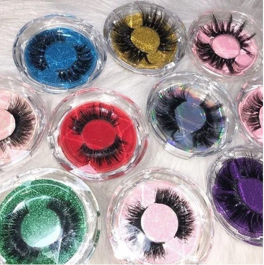 

2021 New arrivals eye lashes free eyelash sample liquid eyeliner eyelash glue for natural long 6d fluffy mink eyelashes, Black