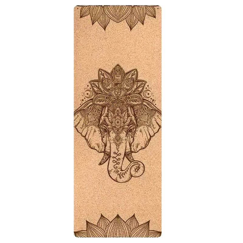 

New 72 *24 inch Natural Cork TPE Yoga Mat Gym Pilates Sports Slimming Balance Training Pads 4,6mm Non-slip Tasteless