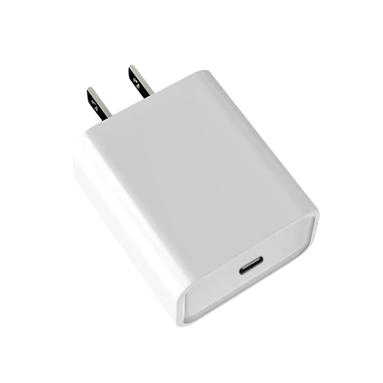 

18W PD Fast Charge Wall Charger for iPhone 12 Mini Pro Max, For iPhone Charger Accessories USB-C Charger, White