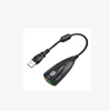 1pc 3.5mm USB To 3DCH Virtual Channel Sound Track External USB Sound Card 5HV2 7.1 Audio Adapter Headset Microphone for Lap