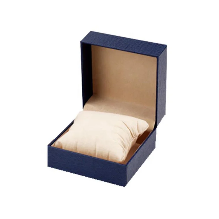 

High quality black specialty paper made jewelry watch box, Brown