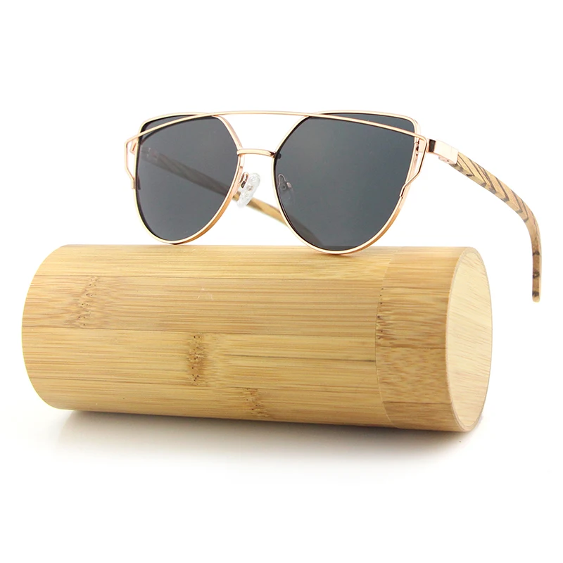 

Gold Plated Sunglasses Metal Round Polarized Sunglasses