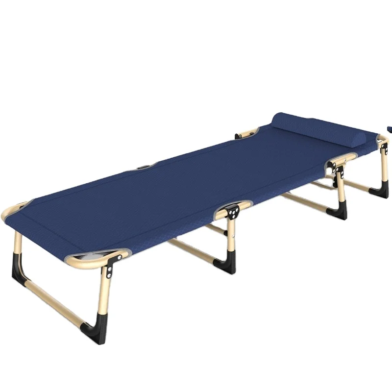 

Maideng Sofa Large Cum Recliner Modern Adult Portable Iron Comfortable Single Folding rest of the Bed, Navy, silver gray