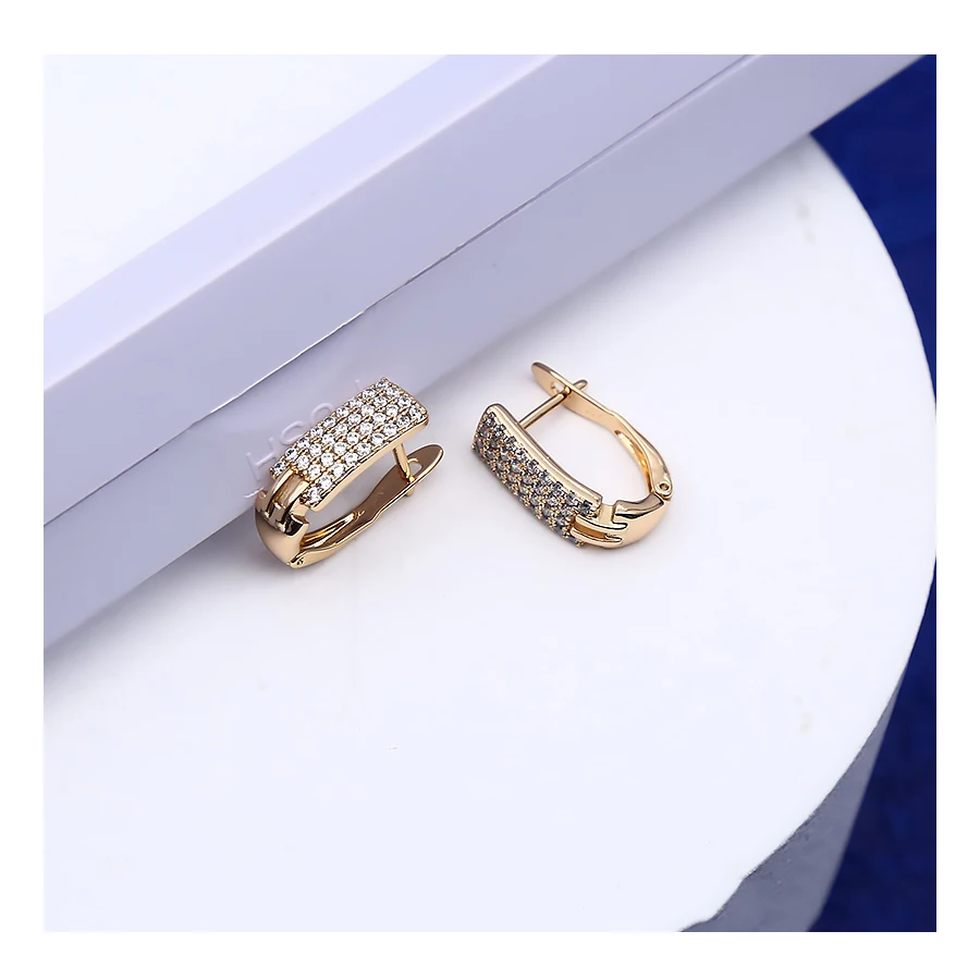 

H13-3 Xuping European and American fashion hot selling button earrings