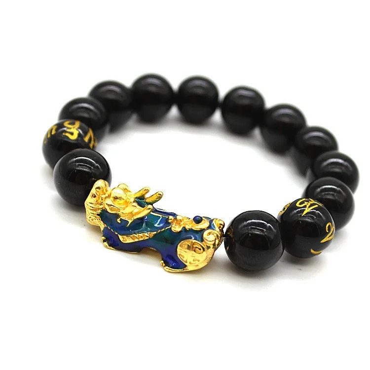 

Black crystal natural feng shui bracelet lucky birthstone produced by the manufacturer