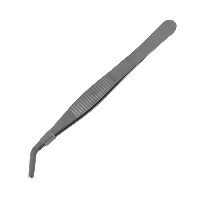 
hot sale Laboratory Stainless Steel Elbow tweezers 