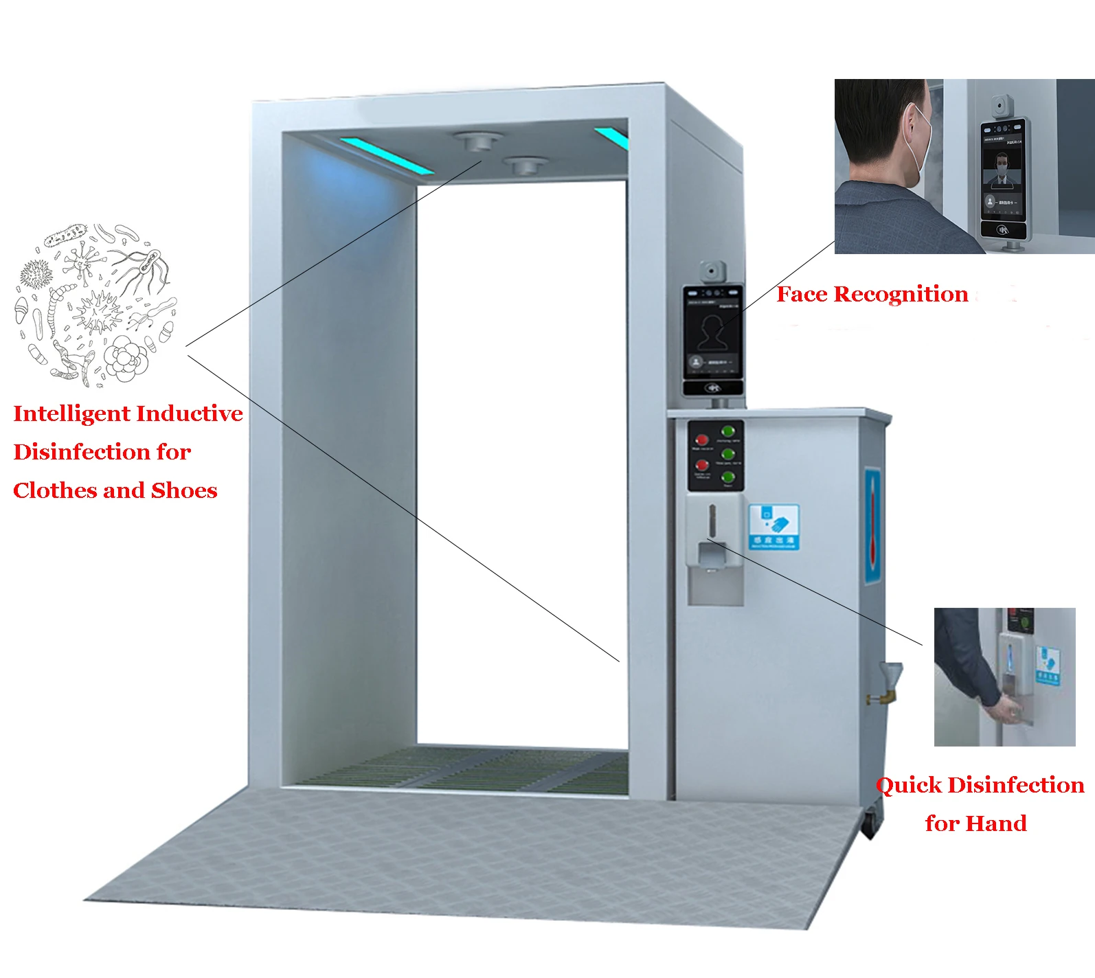 Automatic Induction Ultrasonic Atomization Cabina De Desinfeccion ...