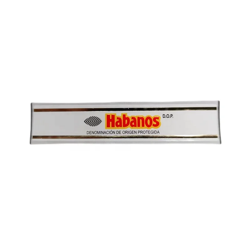

Unique Adhesive Private Brand Rectangle Printed Cigar Band Label