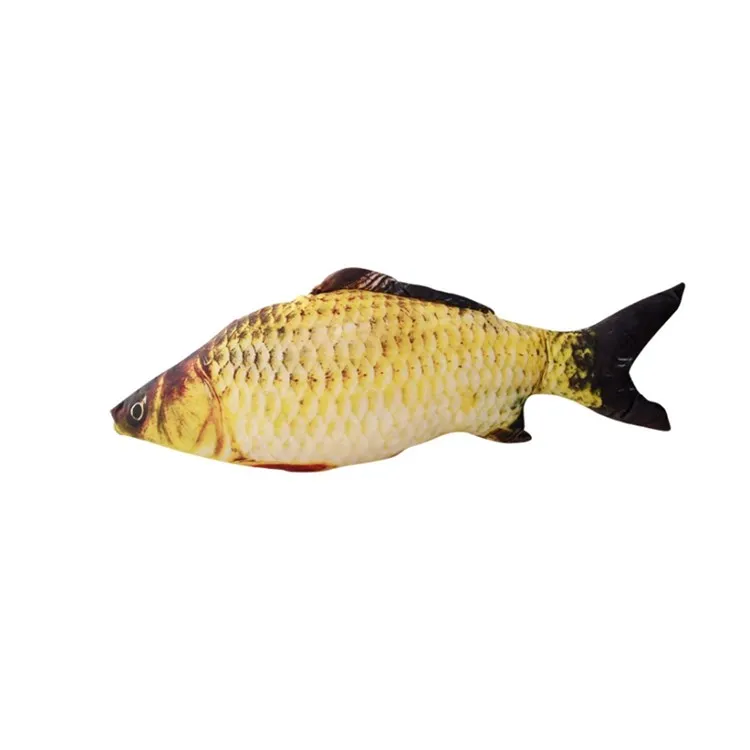 

hot sale high quality Custom Funny Best Selling Fishing Natural Fish Cat Plush Toys