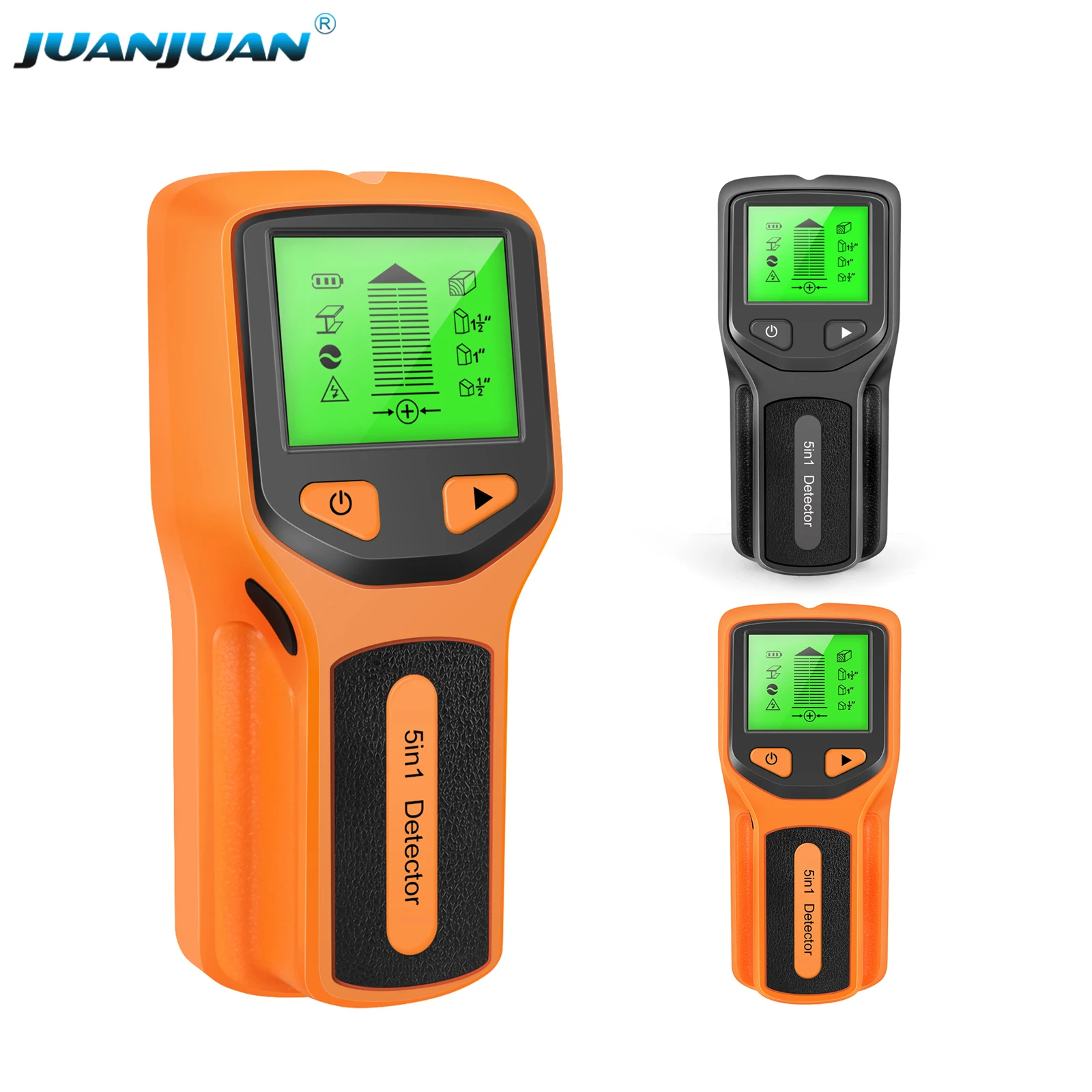 

HW430 Metal Wire Cable Detector Pipe Tester Meter 5 in 1 Multifunction Wall Scanner New Stud Metal Detector