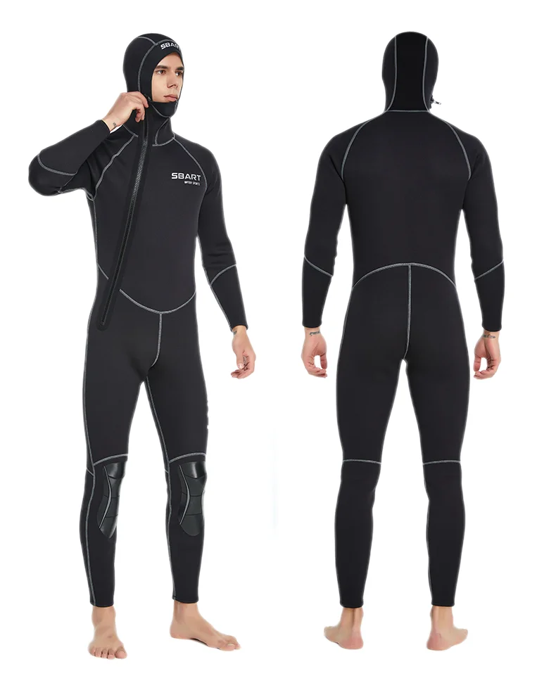 

Sbart Diving Clothes Surf Clothes 7MM Wet Suit Neoprene Diving Suit Freediving Spearfishing 7MM Wetsuit With Velvet Lining