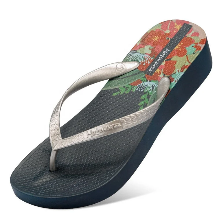 

Hotmarzz new summer non slip wedge slippers beach holiday ourdoor footwear walking waterproof Flip-flops women Platform Slippers