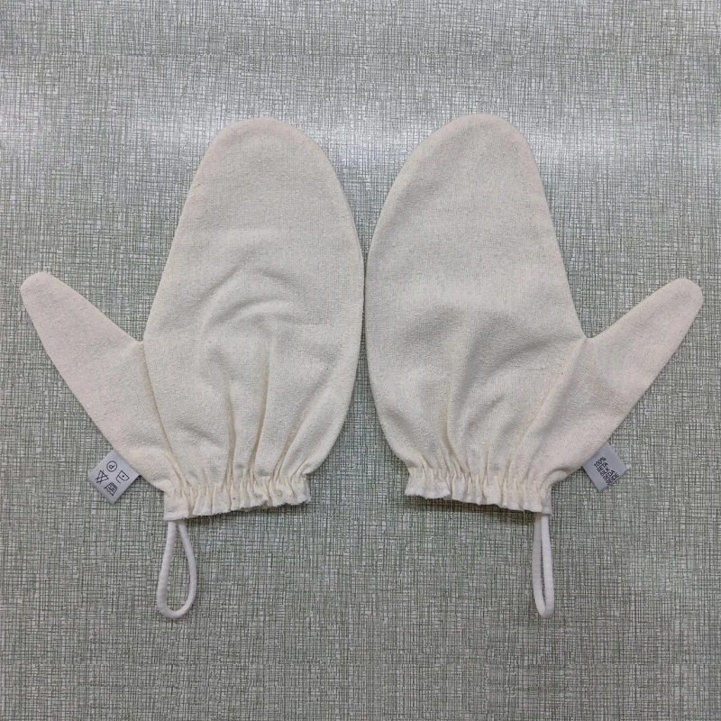 

vegan silk spa bath exfoliating gloves original silk mitt manufacturer in China