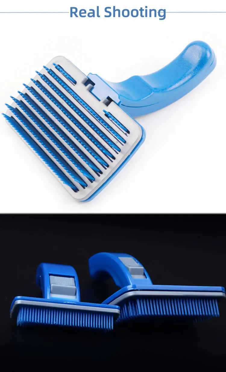 Newest dog lice best grooming rake pet cat hair trimmer electric dematting tool hairbuster comb with blade