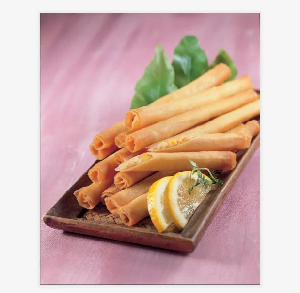 
Chinese traditional frozen snacks vegetable shrimp spring rolls 