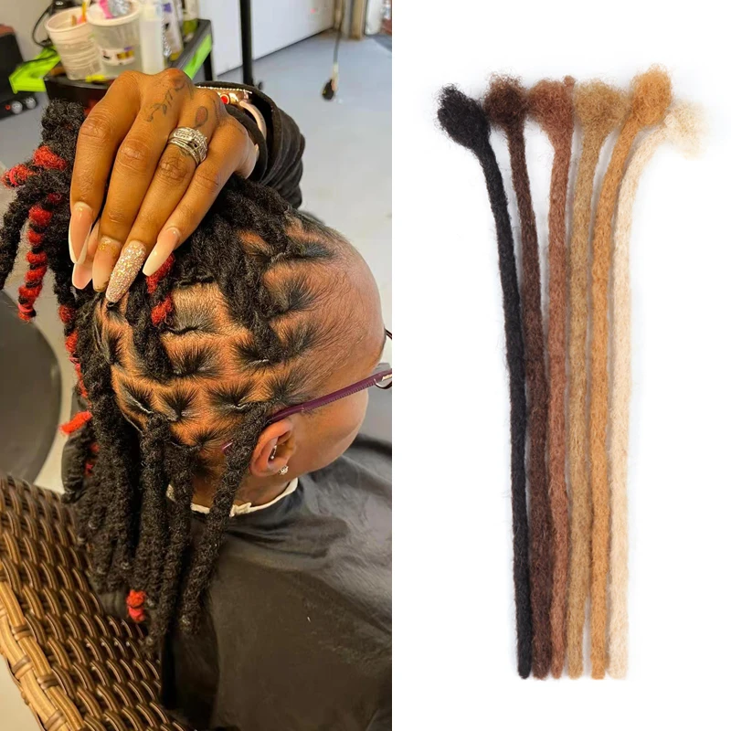 

VAST wholesale 100% human hair real dread extension dreadlocks hair for sale handmade |loc extensions human hair| for men women