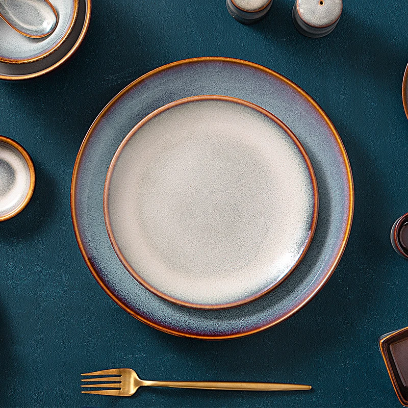 

Wholesale Round Dining Plate Set, Ceramic Plates Wedding, Fine Porcelain Dinnerware Sets Restaurants