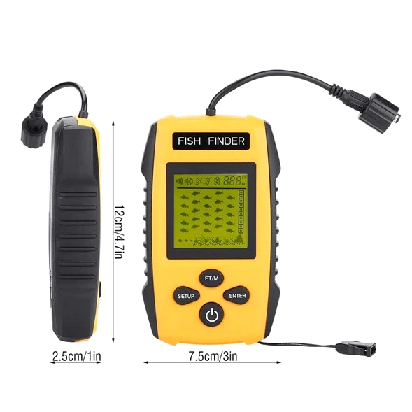 

High quality lowrance battery depth sounder fish finder