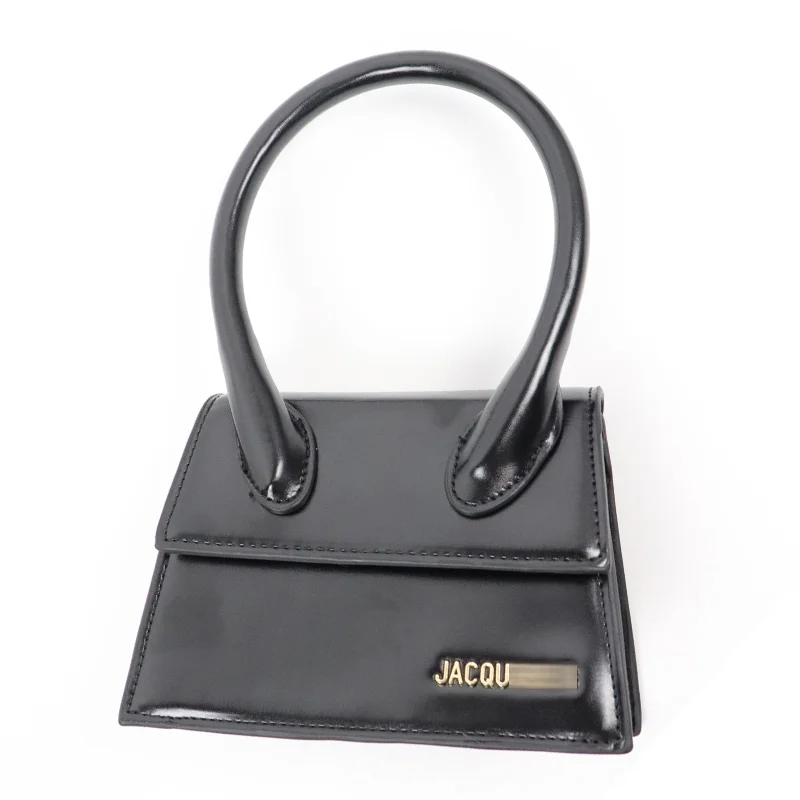 

small jelly design PU leather women's shoulder bag 2021 small square purse bag messenger bag women handbag