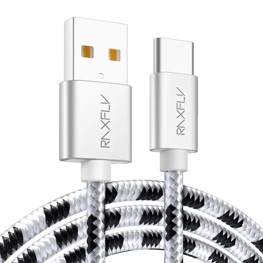 

Free Shipping 1 Sample OK RAXFLY Durable Braided Wire 200cm 2A Phone Charging Usb Data Cable For iPhone For iPad