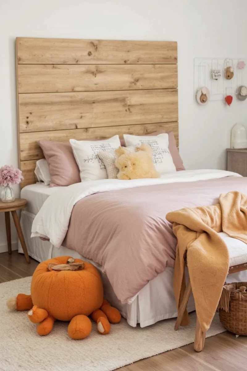 DIY Pallet Headboard Idea 3