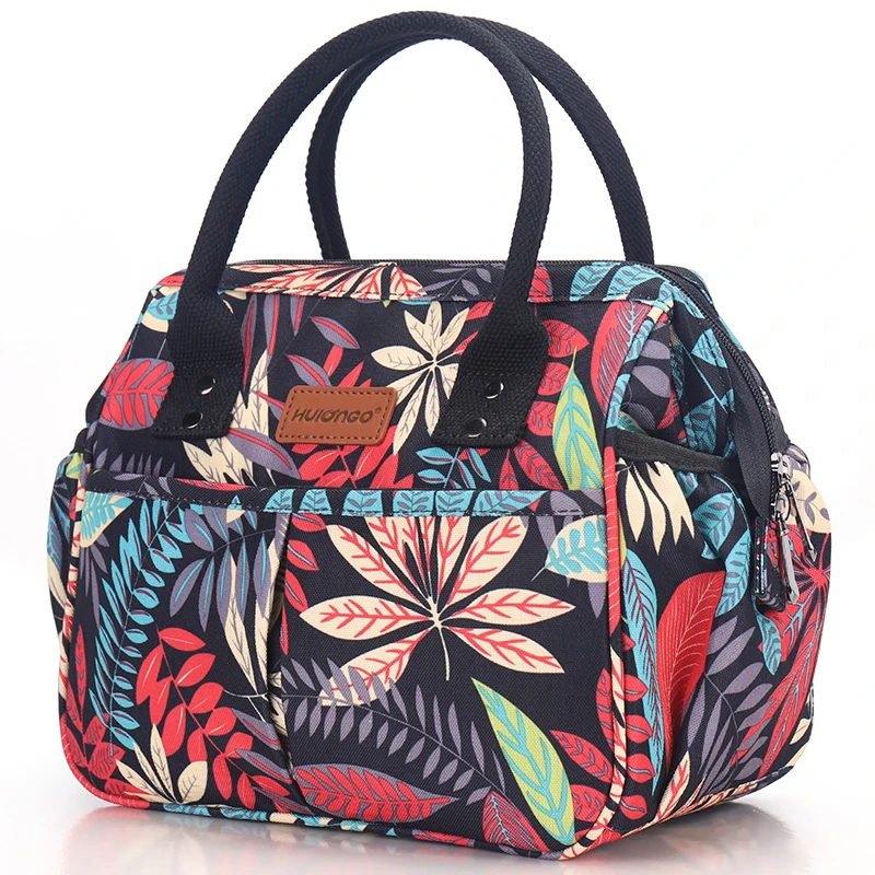

Hot Sale Stripes Pattern Tote Lunch Bag Factory Wholesale Portable Lightweight Insulated Lunch Bag, Customized color