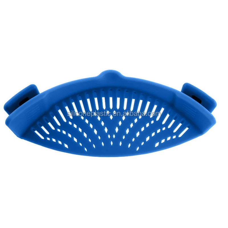 

Food grade blue silicone rubber plastic PVC drainer colander with cheap price, Customized color