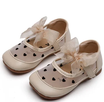 

Infant Baby Girls Sandals with Bow Soft Sole Newborn Summer Crib Shoe Toddler First Walker Princess Dress Shoes, As pic