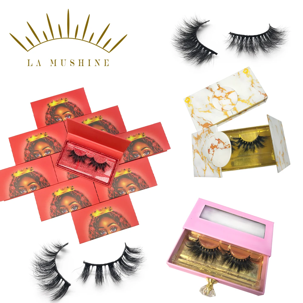 

25mm 3d mink eyelashes real siberian mink 25mm lashes with customize own brand box, Natural black