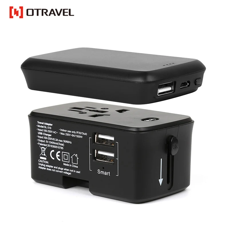 

Best selling latest electronic products on market travel adapter power bank charger