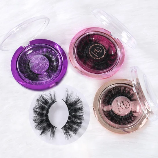

Factory price wholesale 20mm 22mm 25mm mink eyelashes with CSUTOM BOX and free logo, Natural black
