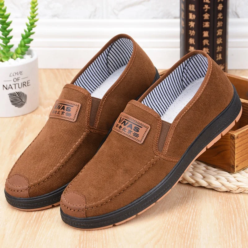 

F2 Fashion driving shoes walking cloth loafer cloth shoes lightweight Non slip fashion sneaker men sport shoes custom sneakers, Light brown, deep brown,black