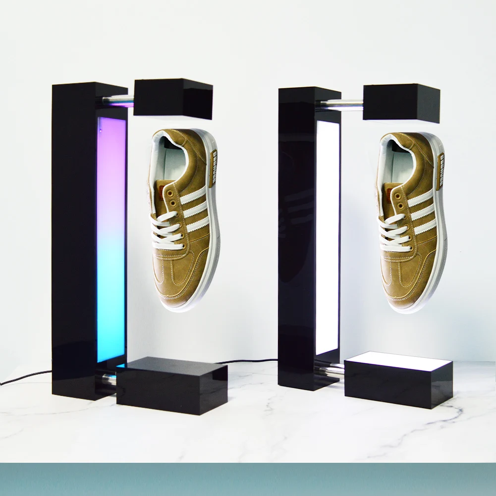 

2023 Hot Sale Unique Design Magnetic Floating Levitating Shoe Display Rack